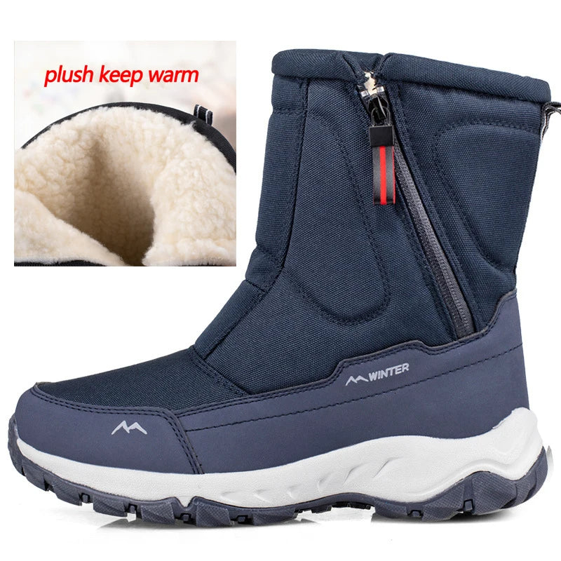 Halbhohe Snowboots | Warme Winterstiefel