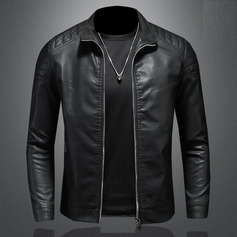 Bikerjacke| Leder-Bomberjacke