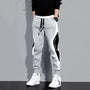 Freizeit Jogginghose | Sportlich elastisches Patchwork