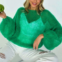 Luna Durchsichtiger Pullover | Rein & Luftig
