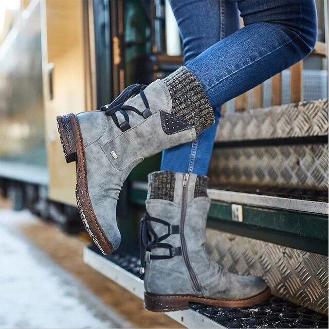 Halbhohe Damen-Schneestiefel - Bianca