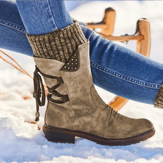 Halbhohe Damen-Schneestiefel - Bianca
