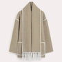 Damen-Winterjacke mit Schal - Celeste