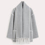 Damen-Winterjacke mit Schal - Celeste