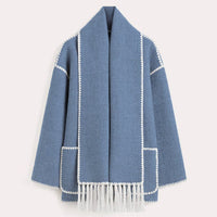 Damen-Winterjacke mit Schal - Celeste