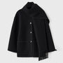 Damen-Winterjacke mit Schal - Celeste