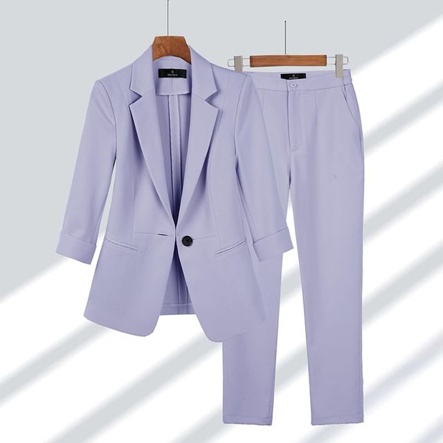 Blazer and Pants Outfit - SophiaSet