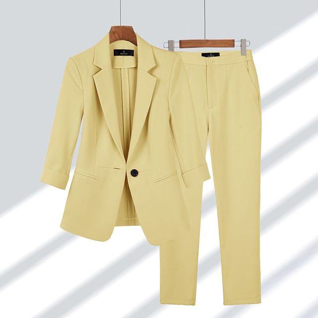 Blazer and Pants Outfit - SophiaSet