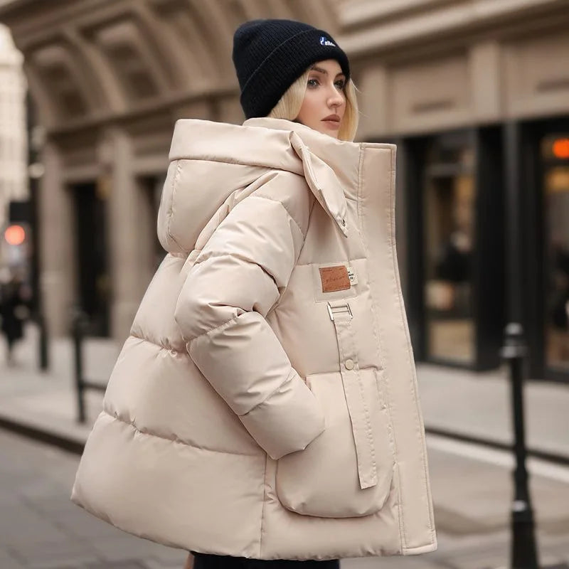 Bequeme Damen-Winterjacke mit Daunenfüllung - Amelina