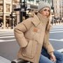 Bequeme Damen-Winterjacke mit Daunenfüllung - Amelina