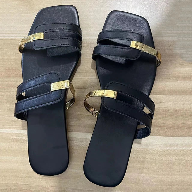 Women's Flat Summer Flip-Flops with Open Toe – Avianne