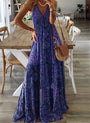 Sommerliche Boho Maxi Kleid mit Blumenprint - Isabella