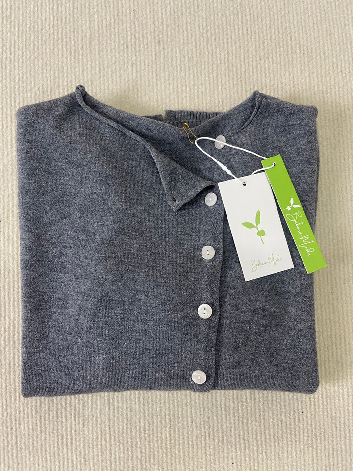 Einfacher Uni-Longsleeve-Pullover - PurStyle