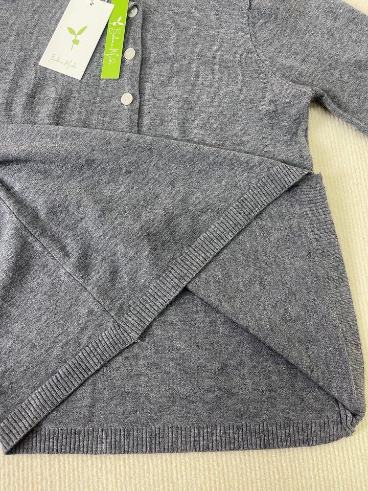 Einfacher Uni-Longsleeve-Pullover - PurStyle
