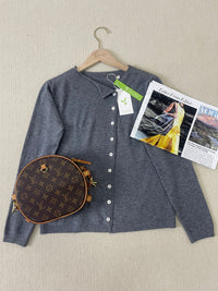 Einfacher Uni-Longsleeve-Pullover - PurStyle