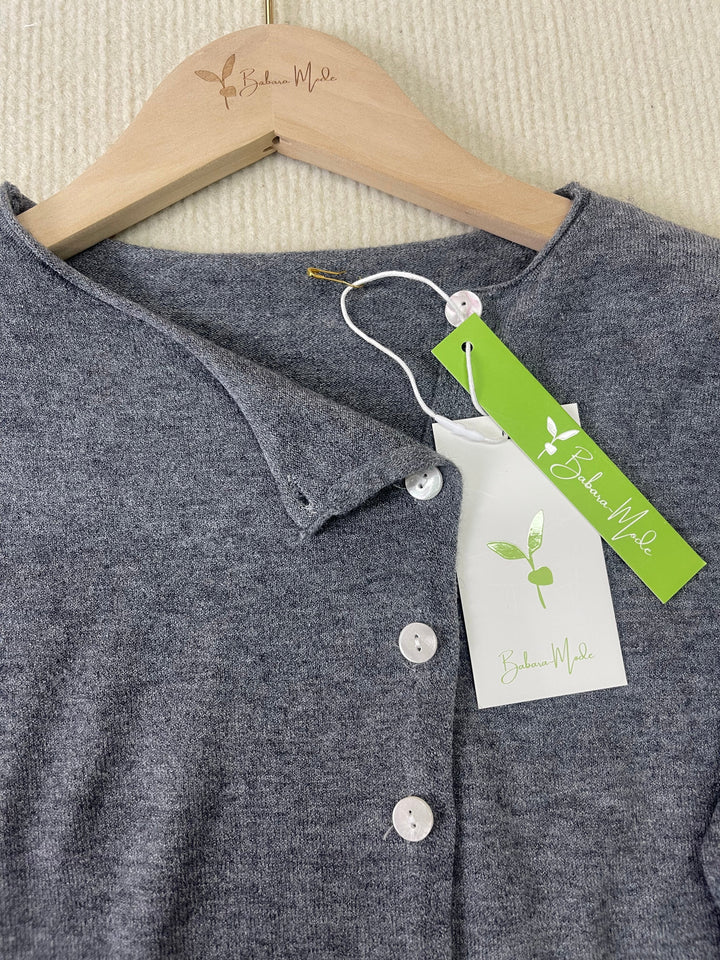 Einfacher Uni-Longsleeve-Pullover - PurStyle