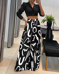 Trendige Hose mit Print - Sara