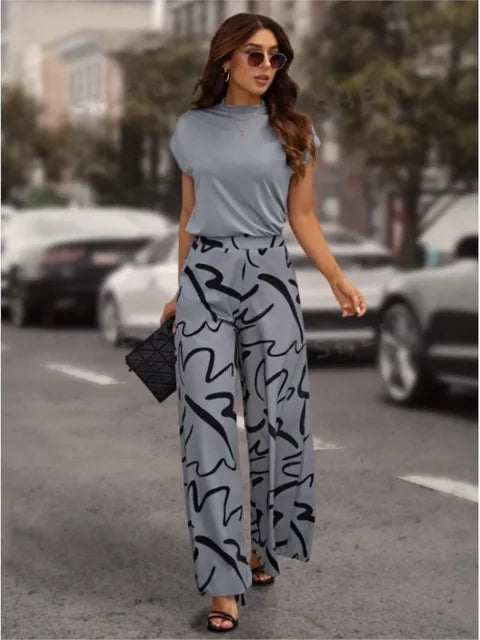 Trendige Hose mit Print - Sara