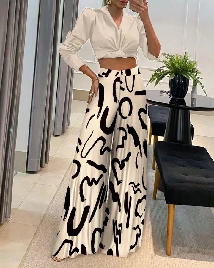 Trendige Hose mit Print - Sara