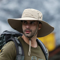 Outdoor Sommerhut mit Kinnband und Wasserabweisendem Stoff – Ranger