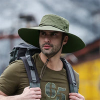 Outdoor Sommerhut mit Kinnband und Wasserabweisendem Stoff – Ranger