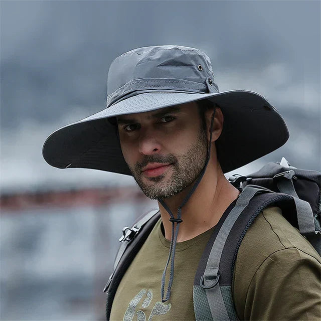 Outdoor Sommerhut mit Kinnband und Wasserabweisendem Stoff – Ranger