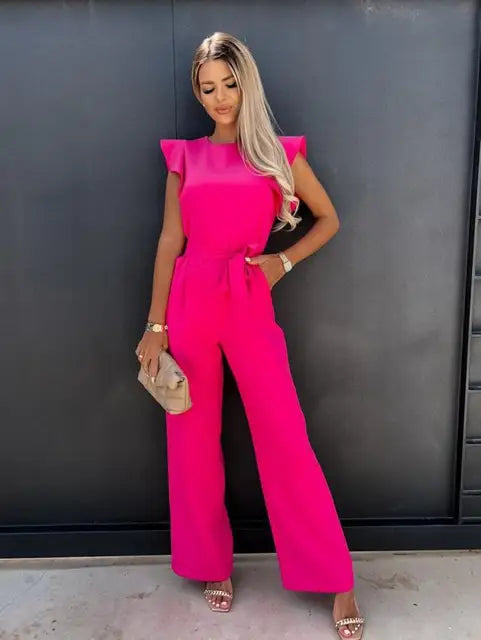 Jumpsuit met Ruches - Evora