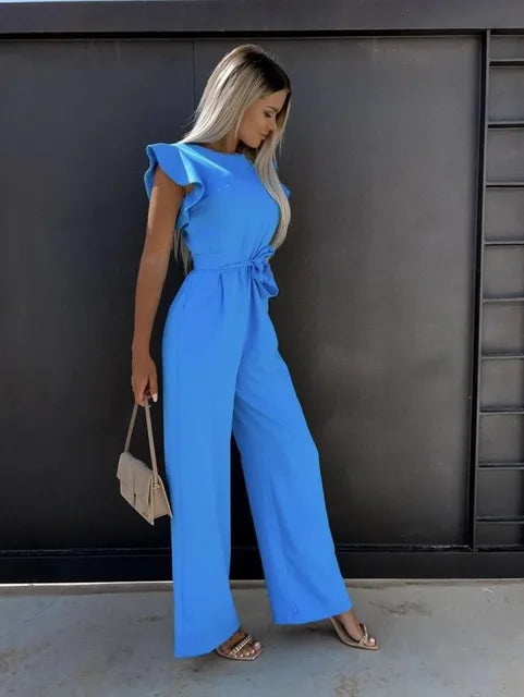 Jumpsuit met Ruches - Evora