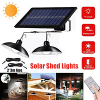 Kabelloses Solar-LED-Lampenset mit Fernbedienung – TwinRay