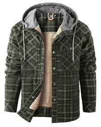Geruit Heren Outdoorjack met isolatie & waterafstotende coating – Ragnar