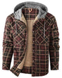 Kariertes Herren-Outdoorjacke mit Isolierung & wasserabweisender Beschichtung – Ragnar