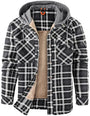 Kariertes Herren-Outdoorjacke mit Isolierung & wasserabweisender Beschichtung – Ragnar