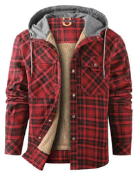 Geruit Heren Outdoorjack met isolatie & waterafstotende coating – Ragnar