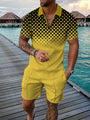 Zweiteiliges Herren Sommer Set mit Polo und Shorts – Damon