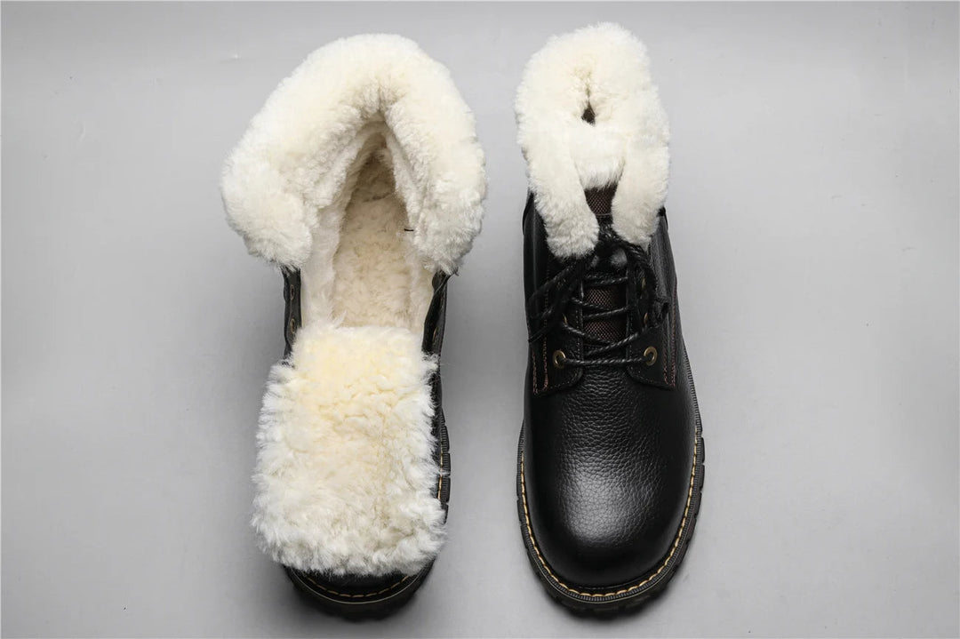 Leder-Winterstiefel | Mit herrlich warmem Wollfutter