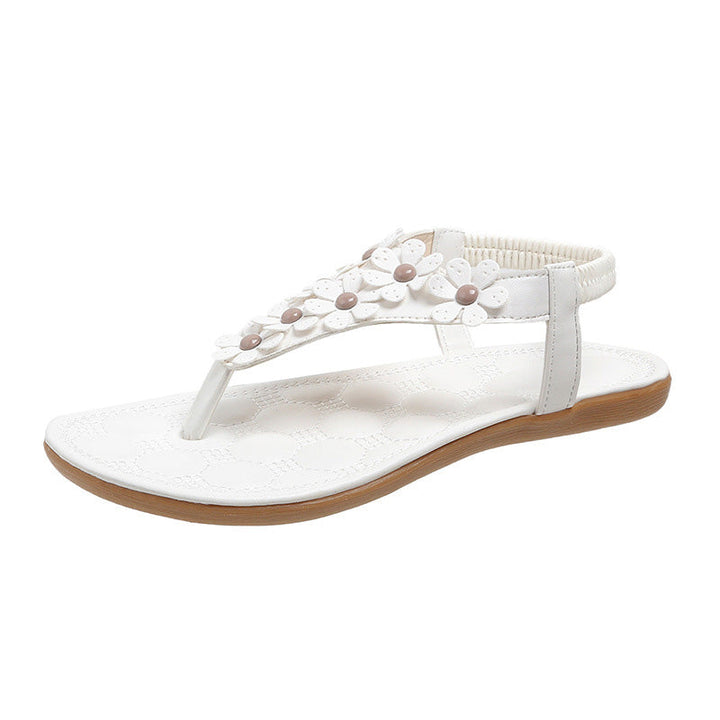 BloomGrace Sandalen | Stilvolle Sandalen mit Blumendetail für Frauen