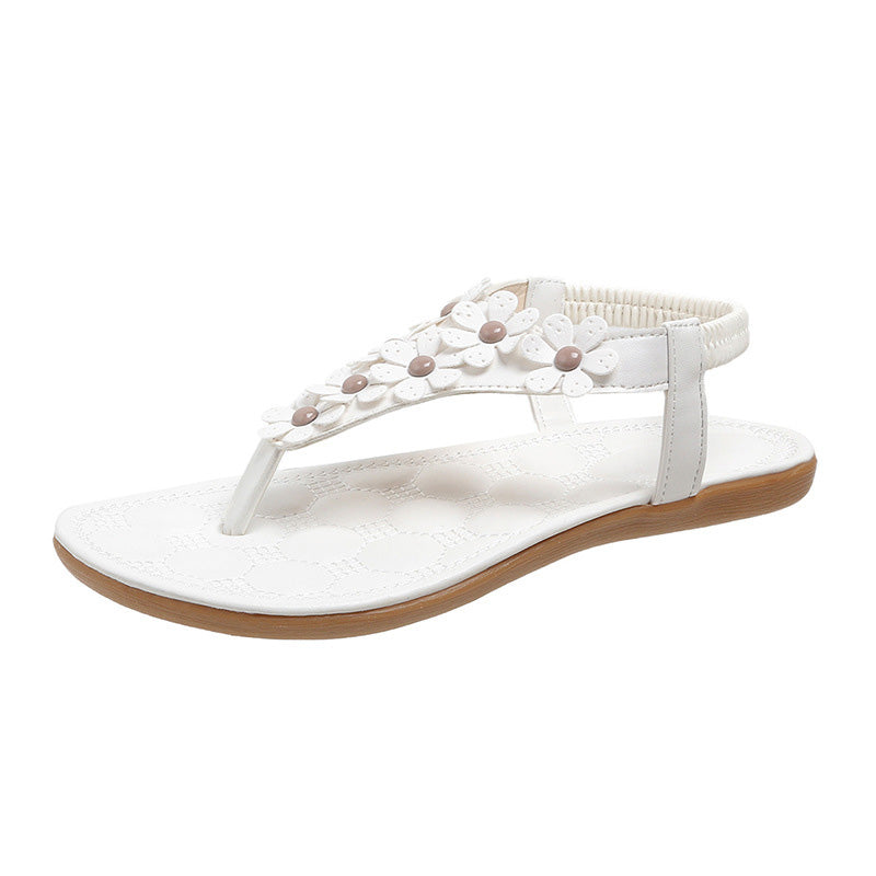 BloomGrace Sandalen | Stilvolle Sandalen mit Blumendetail für Frauen