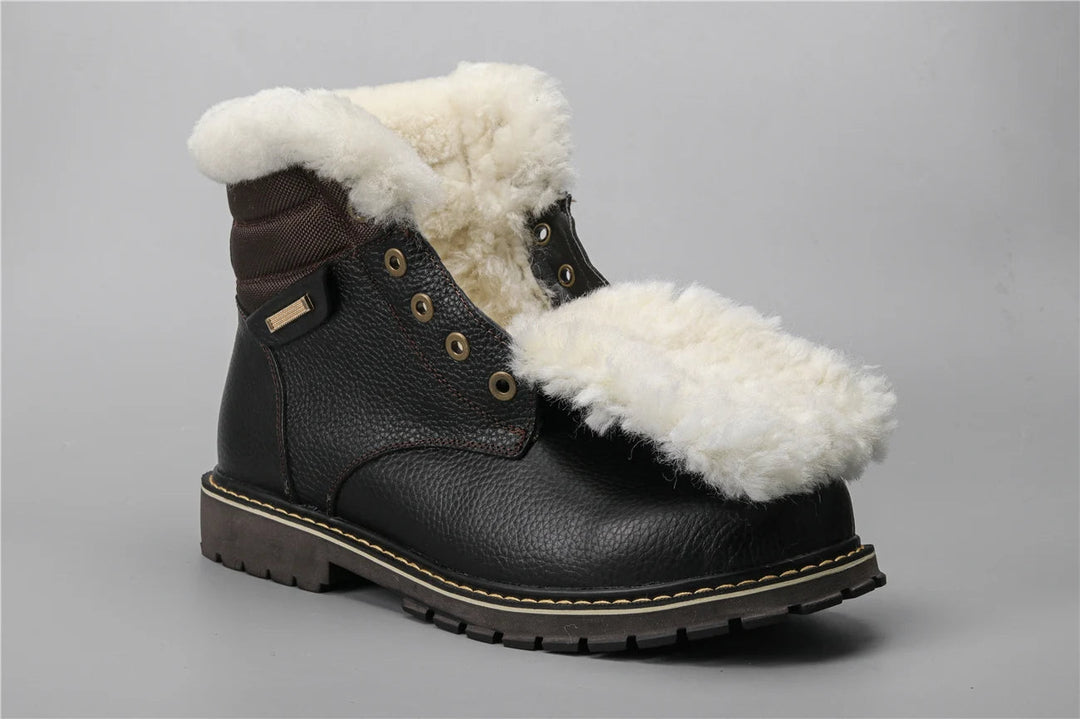 Leder-Winterstiefel | Mit herrlich warmem Wollfutter
