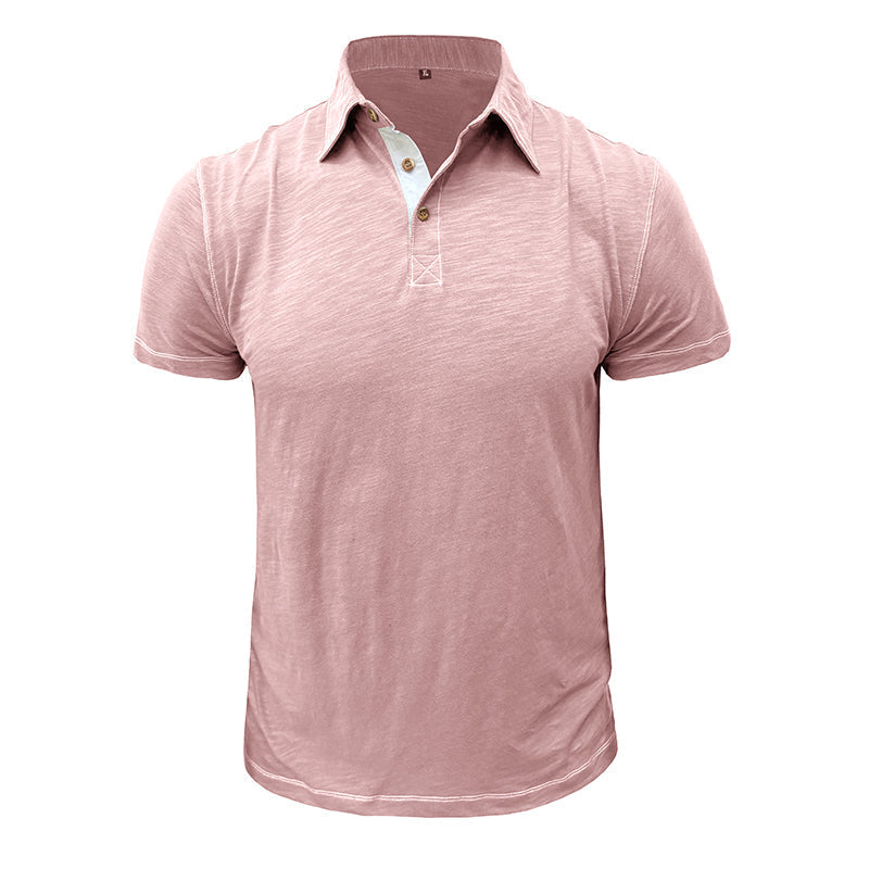Herren-Poloshirt aus weicher Baumwolle – Matteo