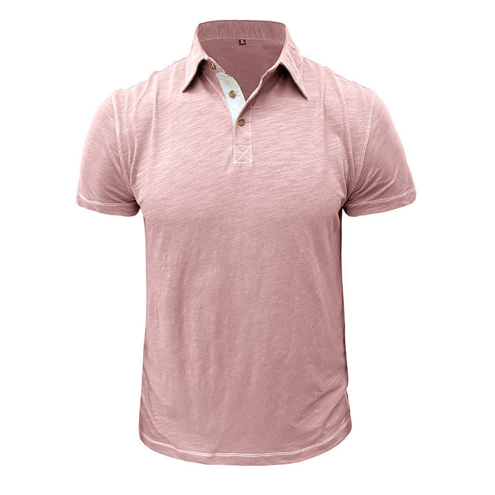 Herren-Poloshirt aus weicher Baumwolle – Matteo