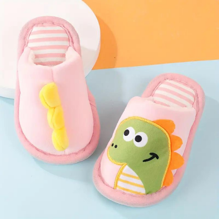 Children's Slippers with Dino Design – RoarySteps