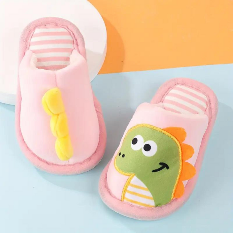 Children's Slippers with Dino Design – RoarySteps