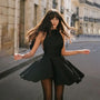 Satin Cocktailkleid mit Flare-Schnitt - Valeria