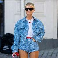 Denim Set with Sequins - Nova