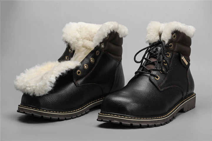 Leder-Winterstiefel | Mit herrlich warmem Wollfutter