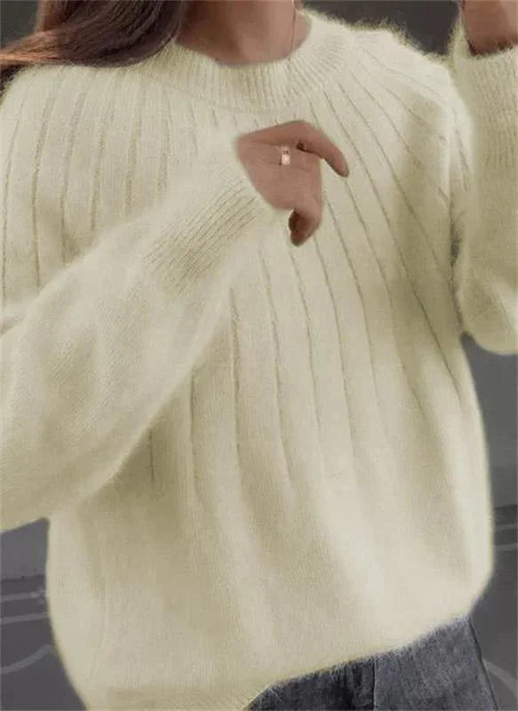 Weicher Kaschmir gestrickter Pullover - Sofie