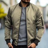 Herren Bomberjacke mit Arm Tasche – Jaron