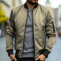 Herren Bomberjacke mit Arm Tasche – Jaron