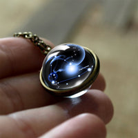 Glass 12 Zodiac Sign Protective Pendant - Sofia