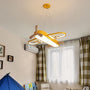 LED-Flugzeug-Kinderzimmer-Hängelampe - SkyFlyer